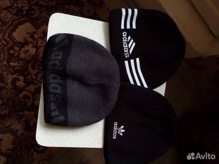 Мужские и женские теплые шапки, есть новые