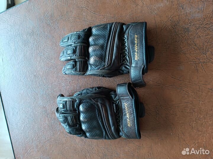 Мотоперчатки кожаные