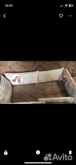 Бортики в кроватку бу