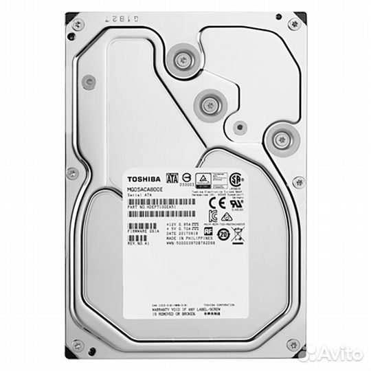 Жесткий диск Toshiba Enterprise Capacity MG06ACA10