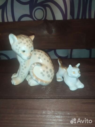 Статуэтки фигурки леопард, кот, кошка