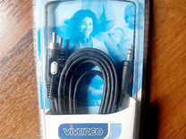 Аудио-видео кабель адаптер vivanco Cinch/RSA 2,5м