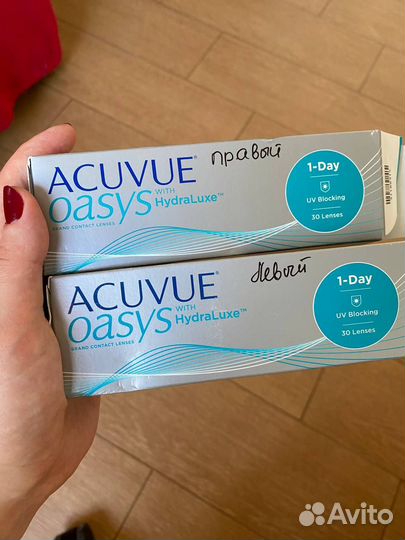 Контактные линзы Acuvue Oasis Однодневные, -6, 15