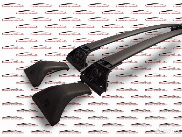 Рейлинги поперечные Mitsubishi Outlander с 2013 (черные)