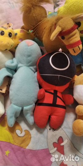 Игрушки пакетом мягкие