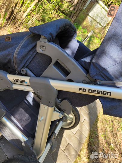 Коляска детская 2 в 1 FD-Design Viper 4s