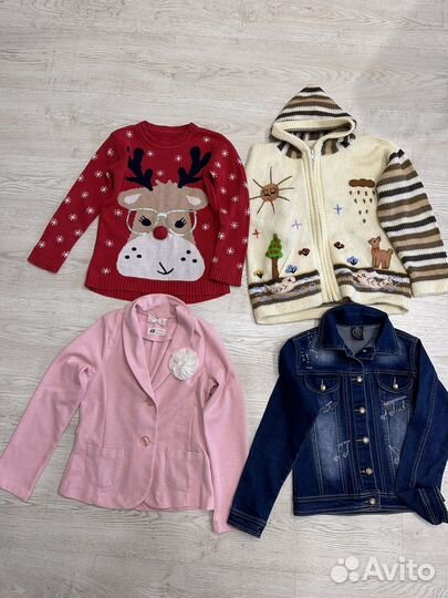 Вещи пакетом на девочку рост 122 128