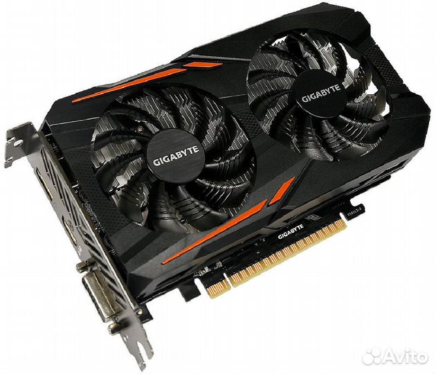 Видеокарта GeForce GTX 1050 Ti, 4 гб