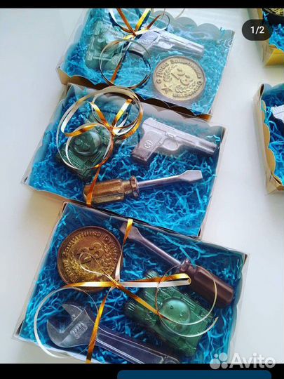 Шоколадные наборы на 23 февраля