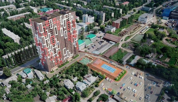 2-к. квартира, 66 м², 2/25 эт.