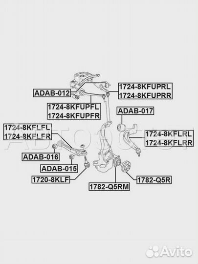 Шаровая опора 1720-8KLF