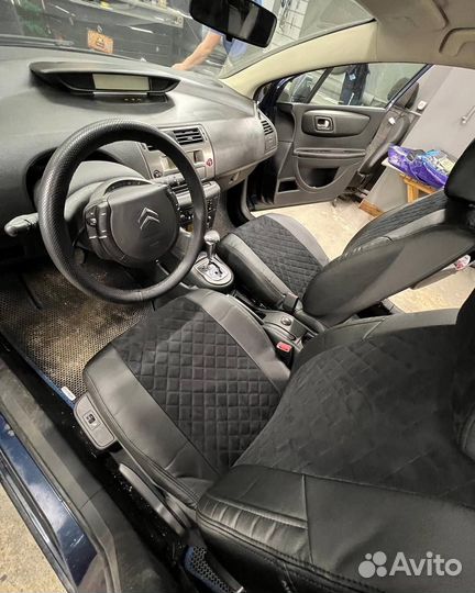 Авточехлы из алькантары Citroen С-4 Hb Автопилот