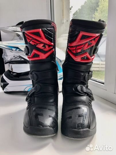 Мотоботы кроссовые детские Fly