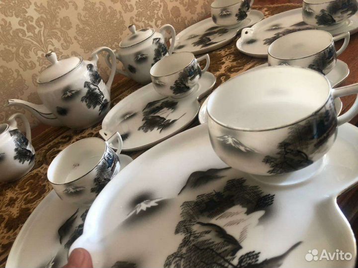 Старинный японский сервиз