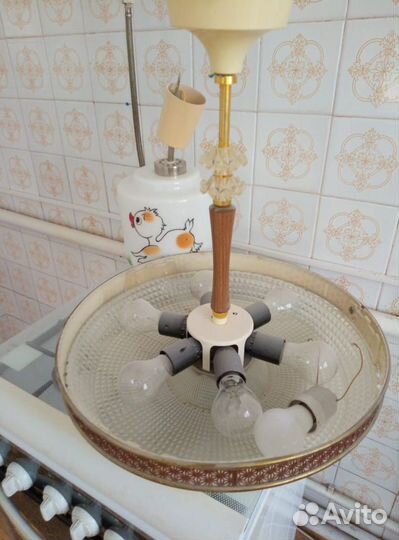 Люстра потолочная бу