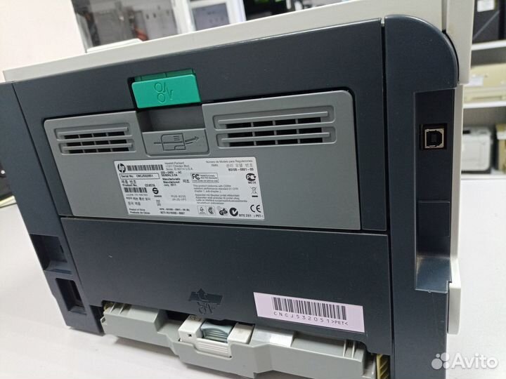Принтер HP LaserJet P2055d, лазерный ч/б