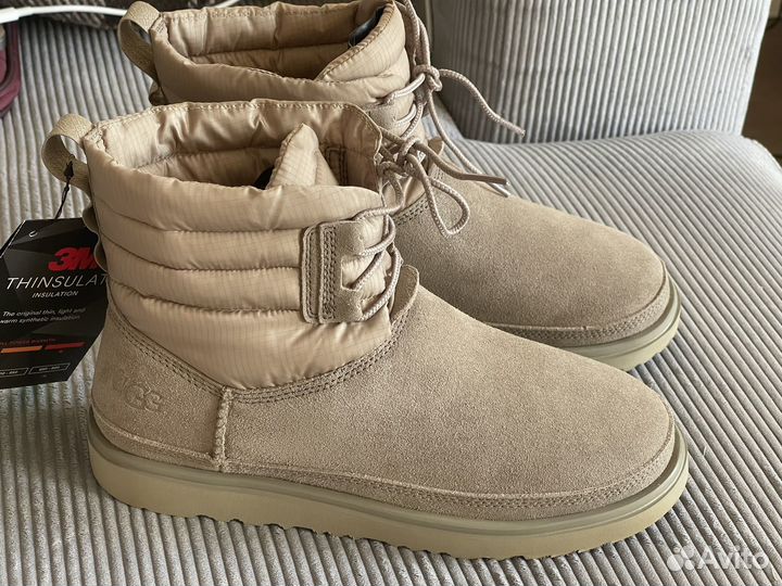 UGG classic mini Lace-Up Weather Boot 'Dune'