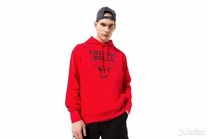 Толстовка худи Nike NBA Chicago Bulls