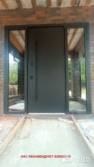 Тяжелая дверь металлическая с установкой