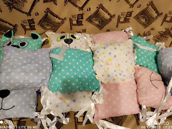 Бортики в детскую кроватку