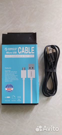 Кабель зарядки micro USB orico новый