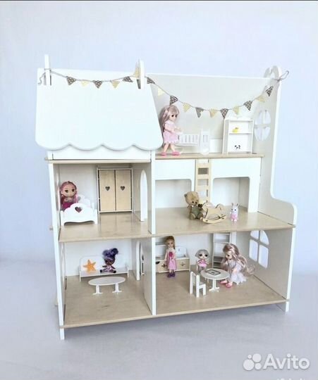 Домик кукольный деревянный Сканди дом