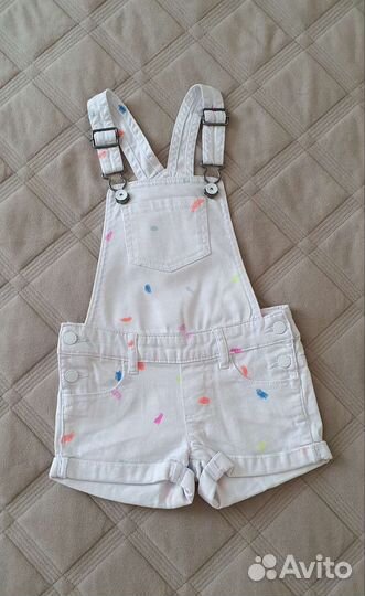Джинсовый комбинезон Benetton для девочки 104