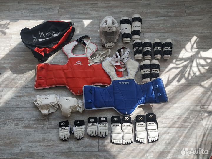 Защита для тхеквондо 2 размера сумка для аммуниции