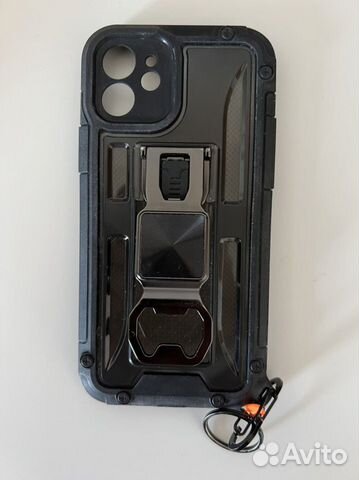 Чехол для iPhone 12 с карабином и открывашкой
