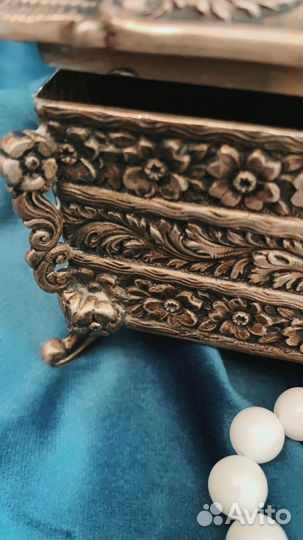 Шкатулка (ларец) серебро 84 проба