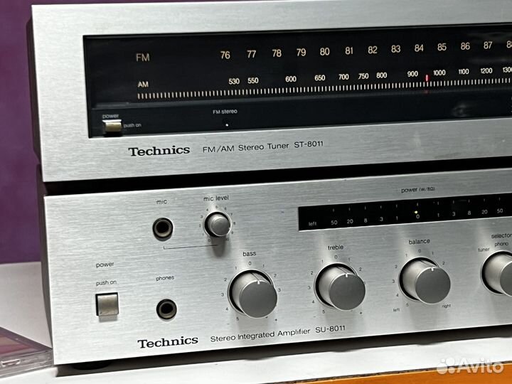 Усилитель technics su-8011, тюнер technics st-8011