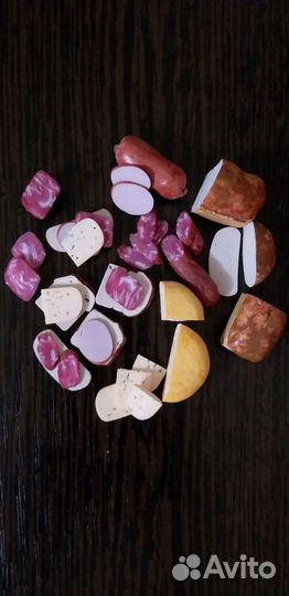 Еда из полимерной глины