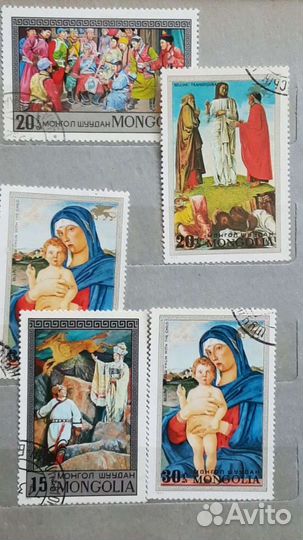 Марки религиозной тематики
