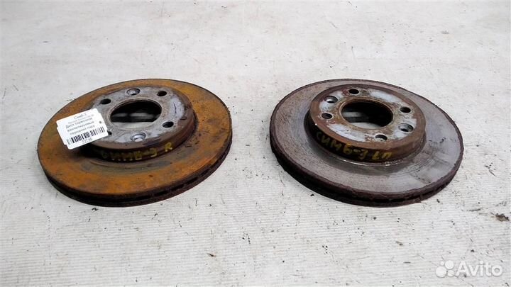 Диск тормозной вентилируемый передний пара Renaul