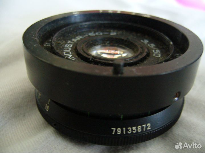 Индустар 50-2, 1979 год, с дополнительный кольцом