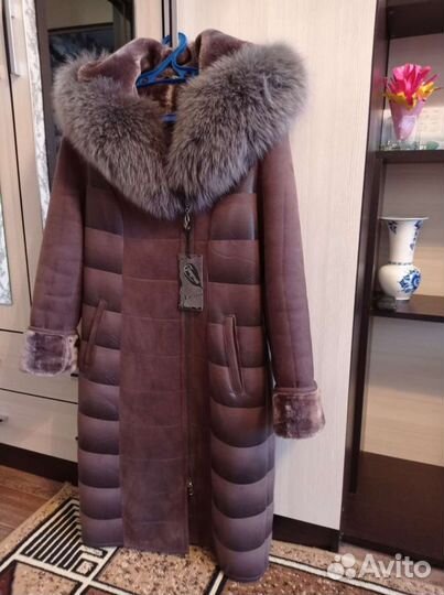 Дубленка натуральная женская 44-46