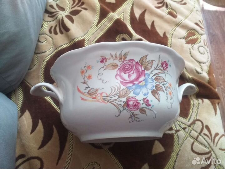 Фарфоровая супница СССР лфз высший сорт