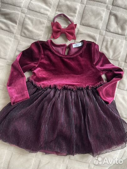 Платье праздничное для девочки 74 размер