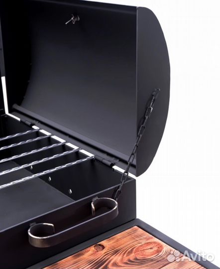 Мангал гриль с печкой под казан 5 мм