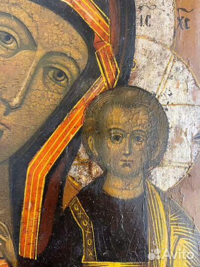 Старинная Казанская икона 19 век