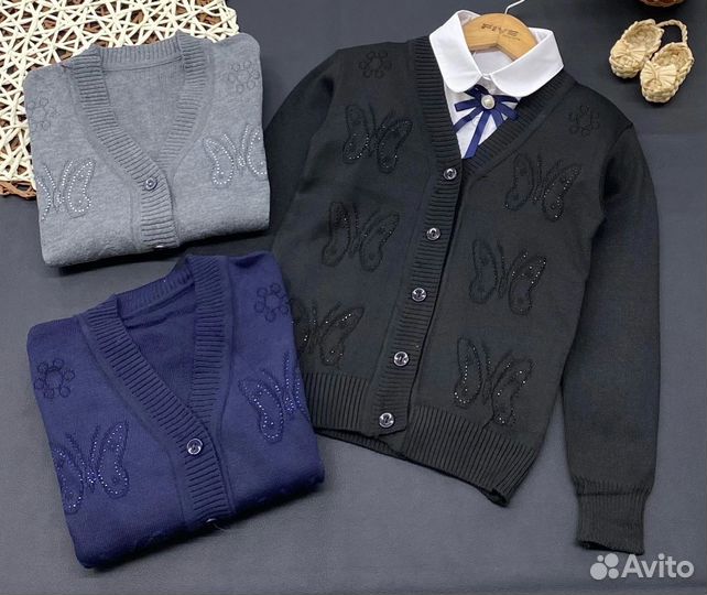 Кардиган для девочки, 128-158