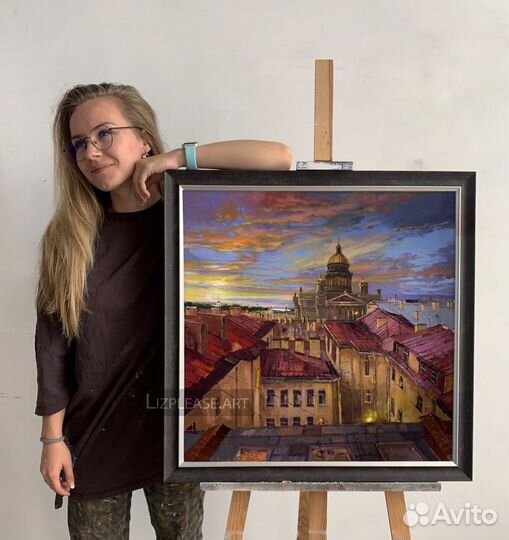 Художник Спб Картины маслом на заказ по фотографии