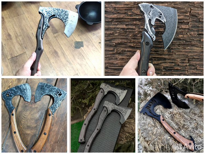 Топор ручной работы Дракон, Сварог, разные модели