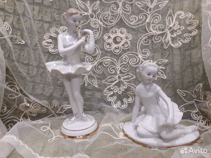 Фарфоровые статуэтки балерины СССР
