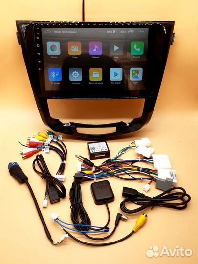 Магнитола андроид Ниссан Кашкай, Х-Трейл 2014г+