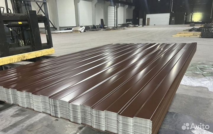 Профлист для забора С8 шоколад (0.35) пф4900