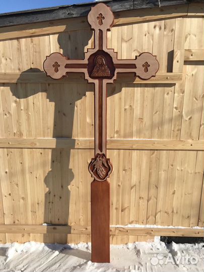 Деревянные кресты на могилу, ручная работа