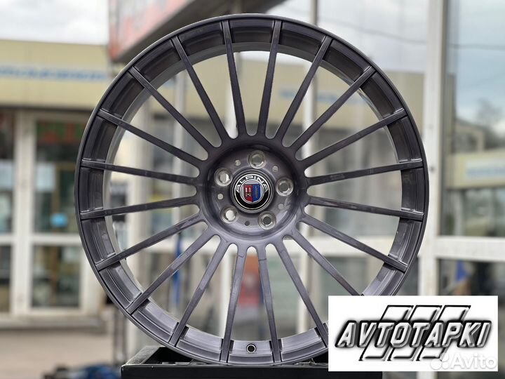 Диски кованые Alpina X7 r21 разношир grey brushed