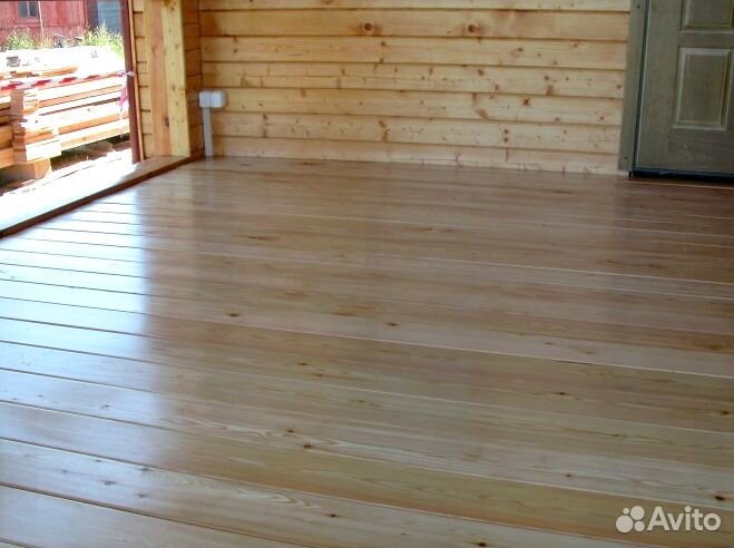 Доска пола 36х121х6000 кат. вс имитация бруса