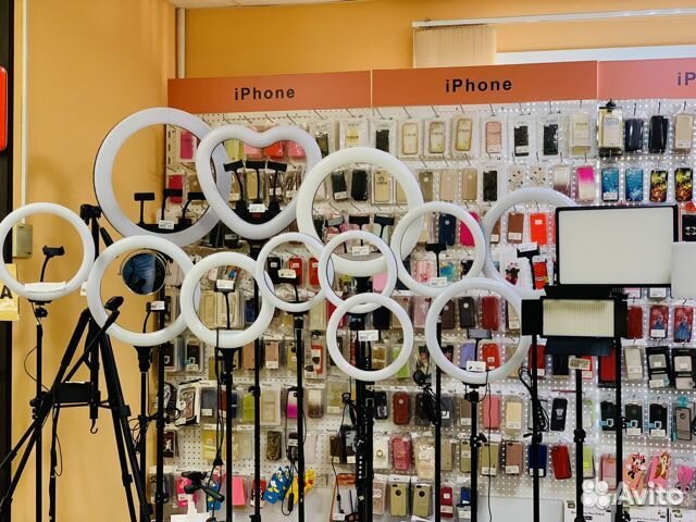 Лампа кольцевая LC-330, 33 сm